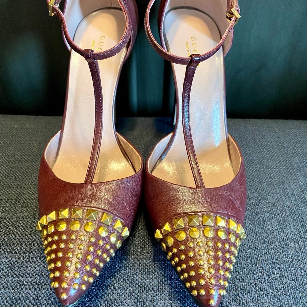 Authentic Gucci Coline Pumps 38 1/2